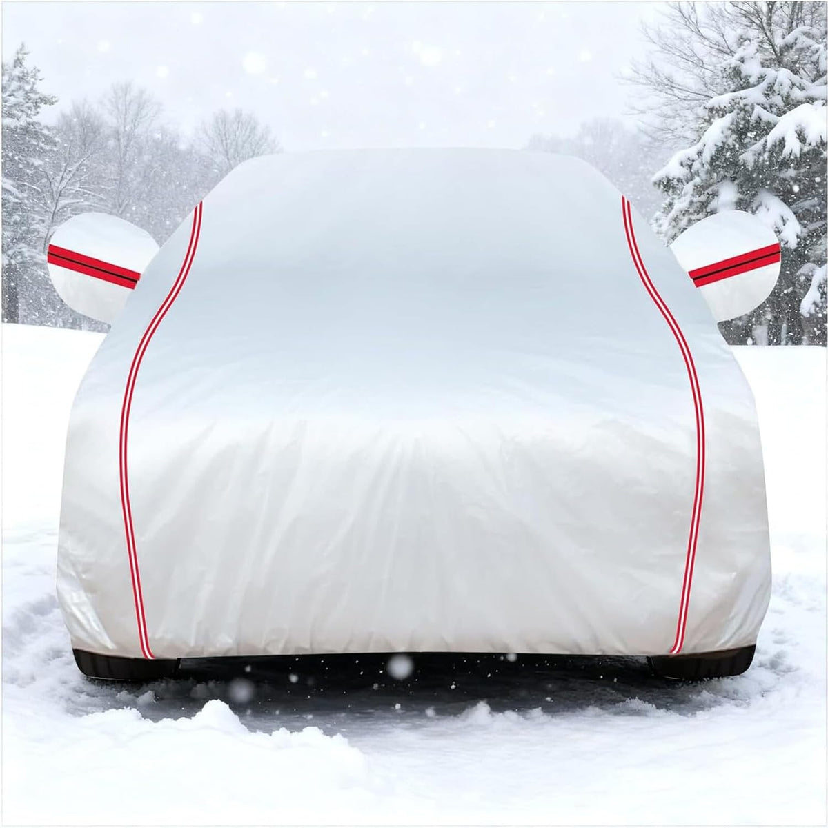 Car Cover Waterproof for Mercedes-Benz CLA180/CLA200/CLA220/CLA250, Outdoor Full Car Covers with Door Zipper, Large Auto Cover Sun Snow Rain UV Heat Dust Resistant
