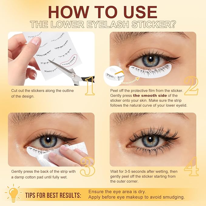 QUEWEL Magnetic-Eyelashes with Applicator, Upgrade 1 Pair Soft Magnetic Lashes, No Glue Needed Reusable Magnetic Eyelashes So Soft and Suitable for Beginners (Soft-Magnetic-C01)