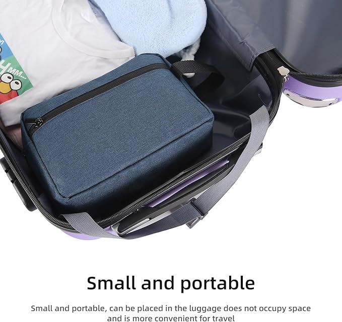 Travel Toiletry bag Toiletry bag for women men Hanging Cosmetic bag Travel accessories for Women Men (Navy blue)