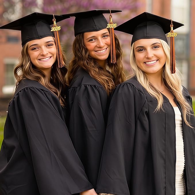 GraduationMall Single&Multiple Color Graduation Tassel with 2026 Year Charm 9"