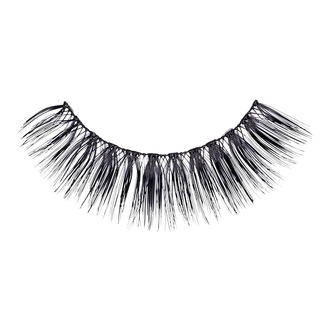 KISS Looks So Natural False Eyelashes Multipack, Lightweight & Comfortable, Tapered End Technology, Reusable, Cruelty-Free, Contact Lens Friendly, Style 'Flirty', 5 Pairs Fake Eyelashes
