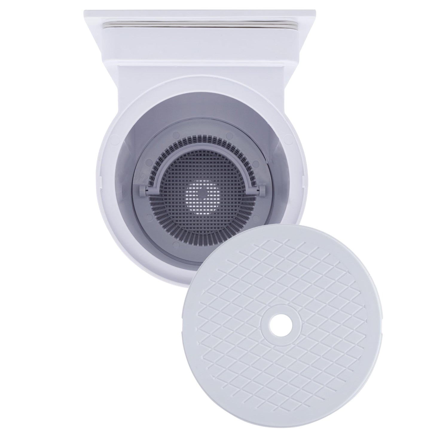 Rx Clear Heavy Duty Standard Complete Thru-Wall Skimmer Kit for Above-Ground Swimming Pool | Made of Non-Corrosive Abs Plastic | Chemical Resistant | White