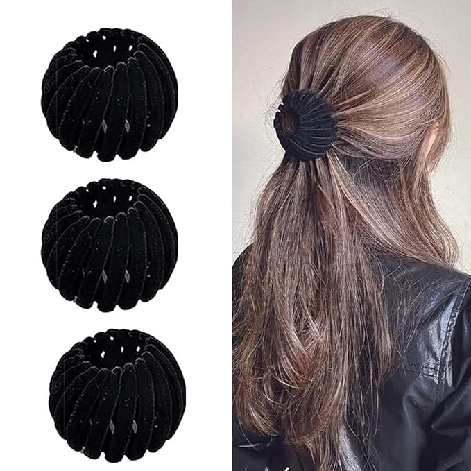 3PCS Birds Nest Hair Clip