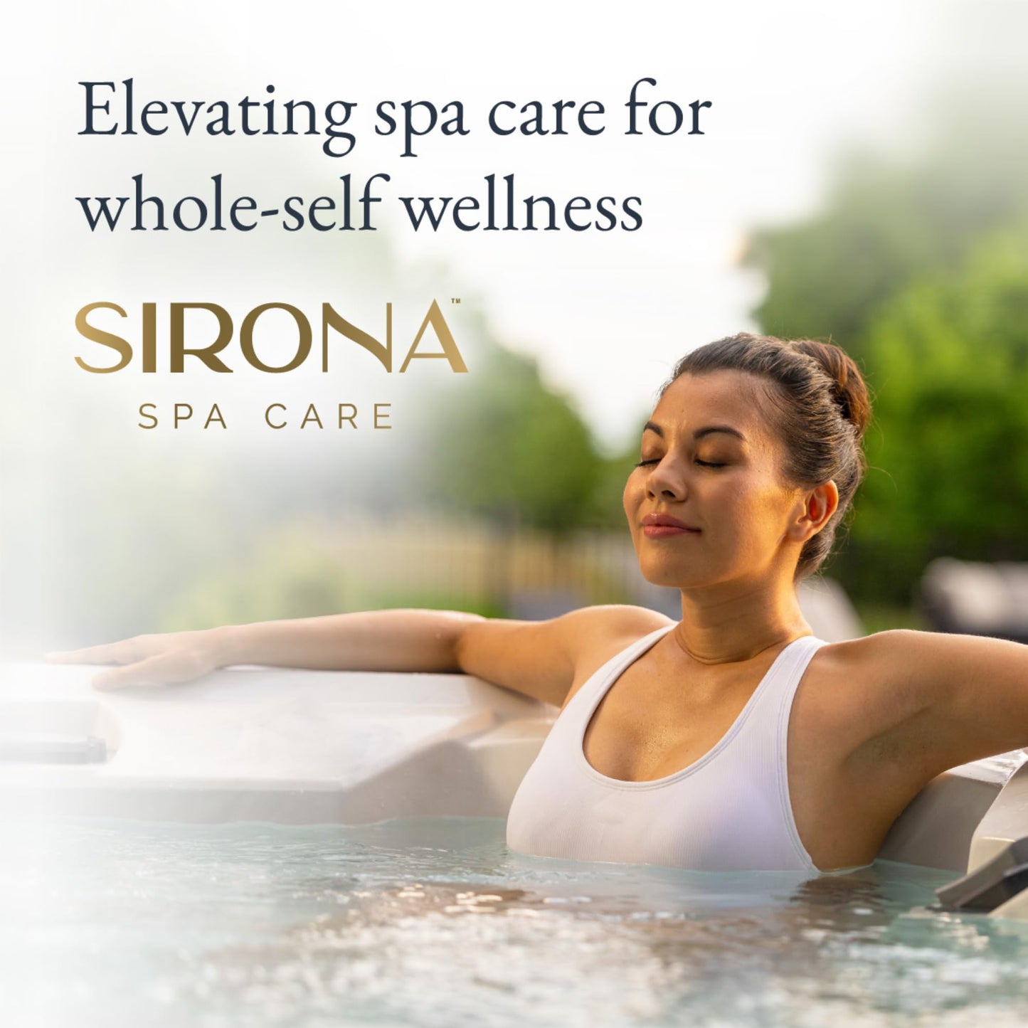Sirona Spa Care Simply Step 3 (82317) 16 oz. - Spa, Pool and Hot Tub Non-Chlorine Liquid Cleaner for Clear, Clean Water - Bundle with Measuring Cup