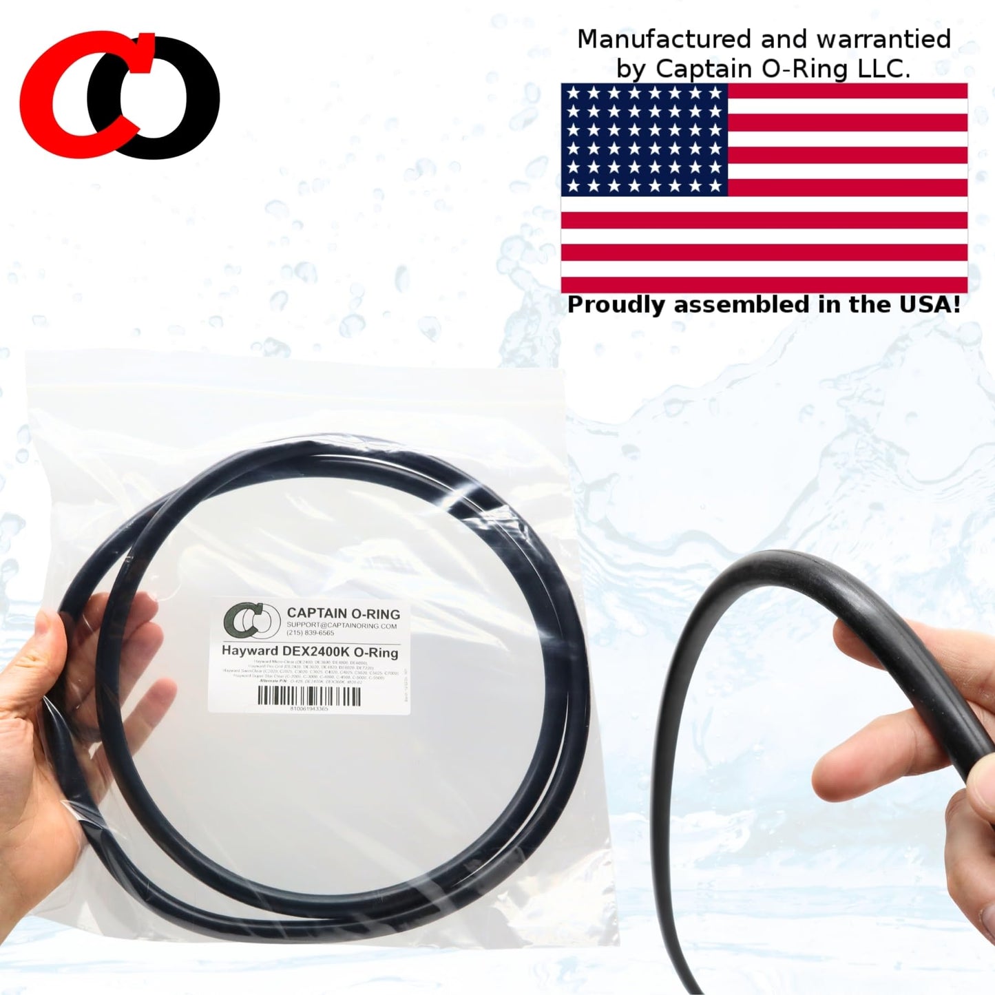 Captain O-Ring – Replacement DEX2400K O-Ring for Hayward Micro-Clear DE, Pro-Grid, Super Star Clear, SwimClear Filters