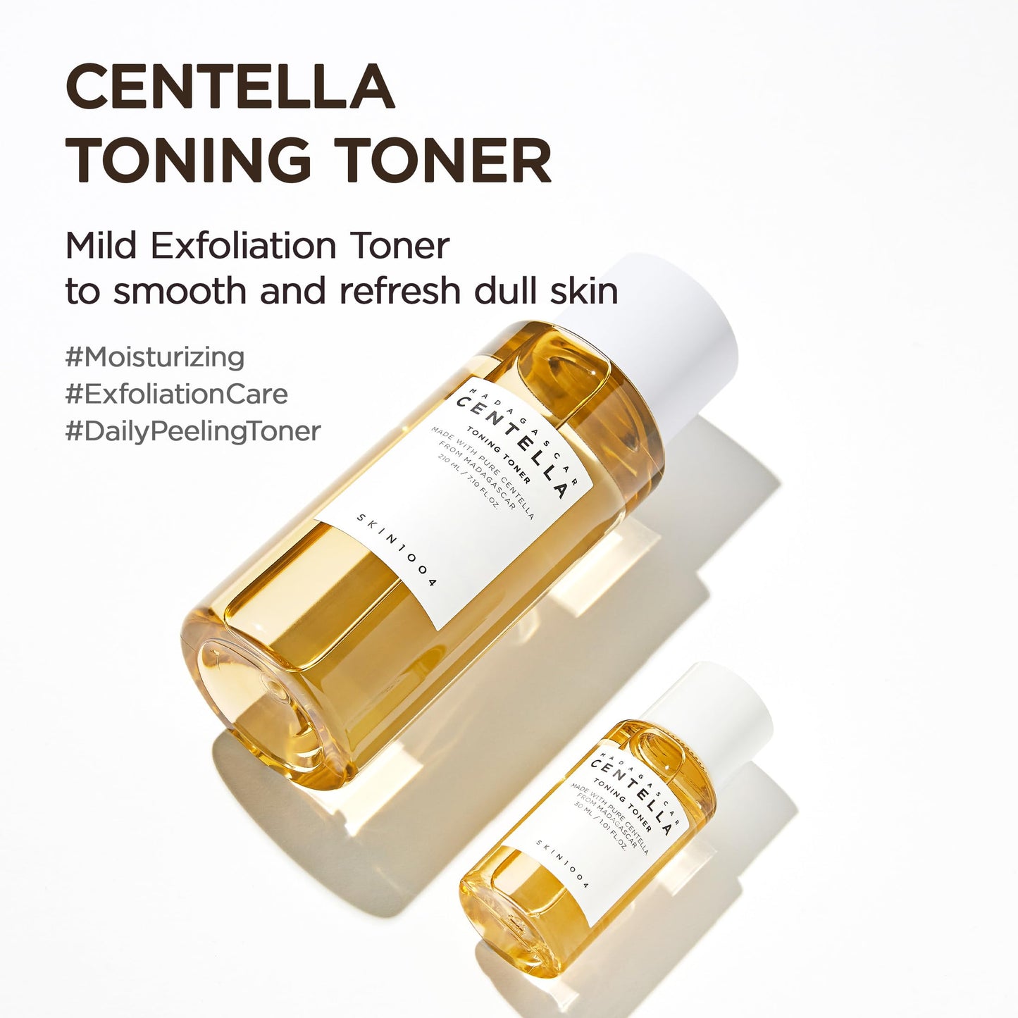 SKIN1004 Centella Travel Kit, Korean Skin Care Set with Toner, Moisturiser, Serum, Cleansing Oil & Cleanser, Travel Size Set with Madagascar Centella, Sensitive Skin, Perfect for Travel Beauty & Gifts
