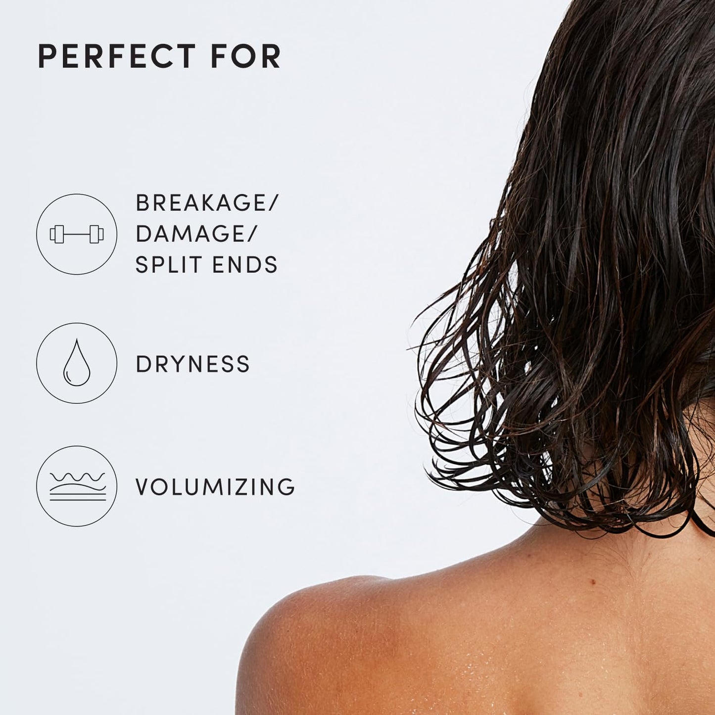 OUAI Fine Hair Conditioner Travel Size - Volumizing Conditioner for Fine Hair with Keratin, Biotin & Chia Seed Oil - Adds Softness, Bounce & Volume - Free from Parabens, Sulfates & Phthalates (3 Oz)