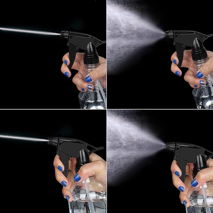Avenoir Mister Spray Bottle, 250ml & 500ml Adjustable Spray Storage Container for Hair, Plant and Home Cleaning