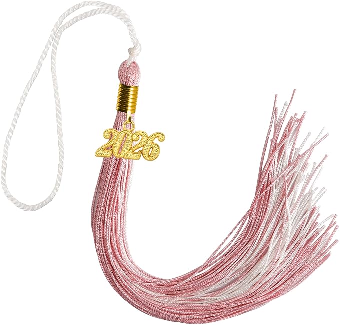 GraduationMall Single&Multiple Color Graduation Tassel with 2026 Year Charm 9"