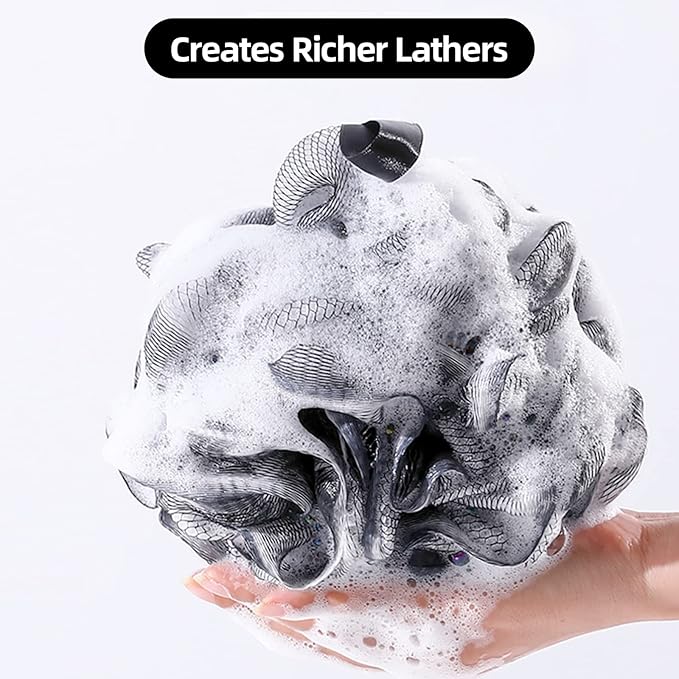 Fu Store Loofah Sponge Shower Loofahs 70g Bath Sponges Mesh Balls 4 Colors Body Scrubber Exfoliator Wash Back Scrubber Bathroom Men Women Scrubbers Cleaning Bathing Accessories