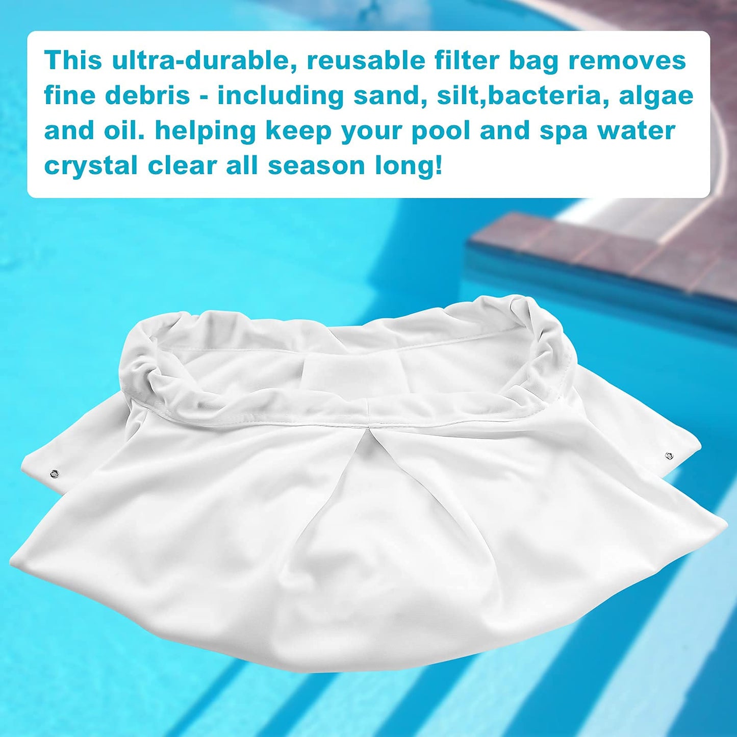 Replacement for Dolphin Pool Cleaner Parts, 99954307-R1 Maytronics & Aquabot 70 Micron Bag - for Maytronic Dolphin Parts DX3 DX4 M3 Pool Cleaner Filter Bag