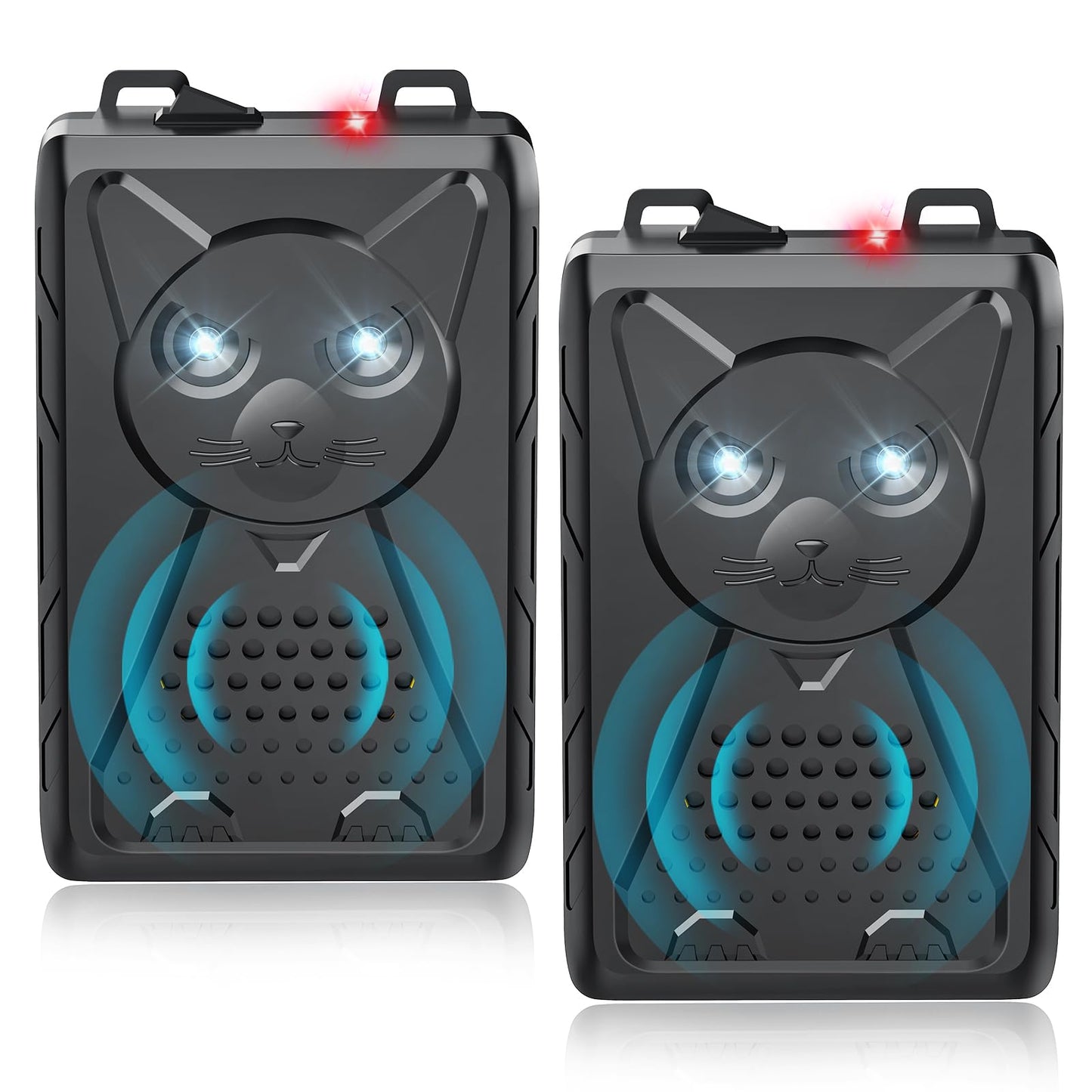 Ultrasonic Pest & Rodent Mouse Squirrels Repellent, 2 Pack Plug-in Electronic Rat Bat Bug Spider Repeller, Battery Operated Deterrent Control Mice for Car Engines, Replace Mouse Traps Indoor, Outdoor