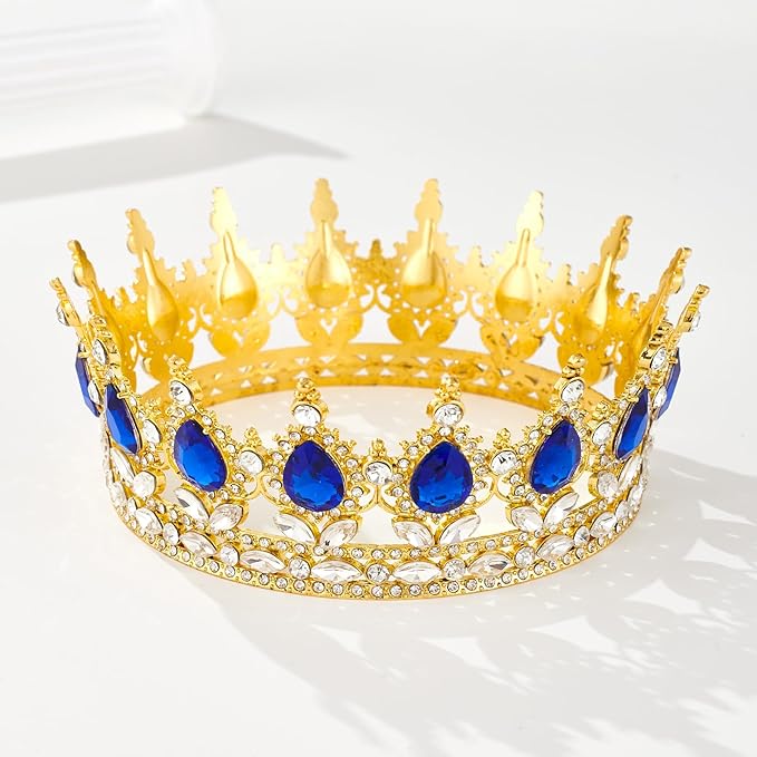 YOUlDIANZI Queen Crown Rhinestone Wedding Crowns and Tiaras for Women Costume Party Hair Accessories Princess Birthday Crown Crystal BridalCrown