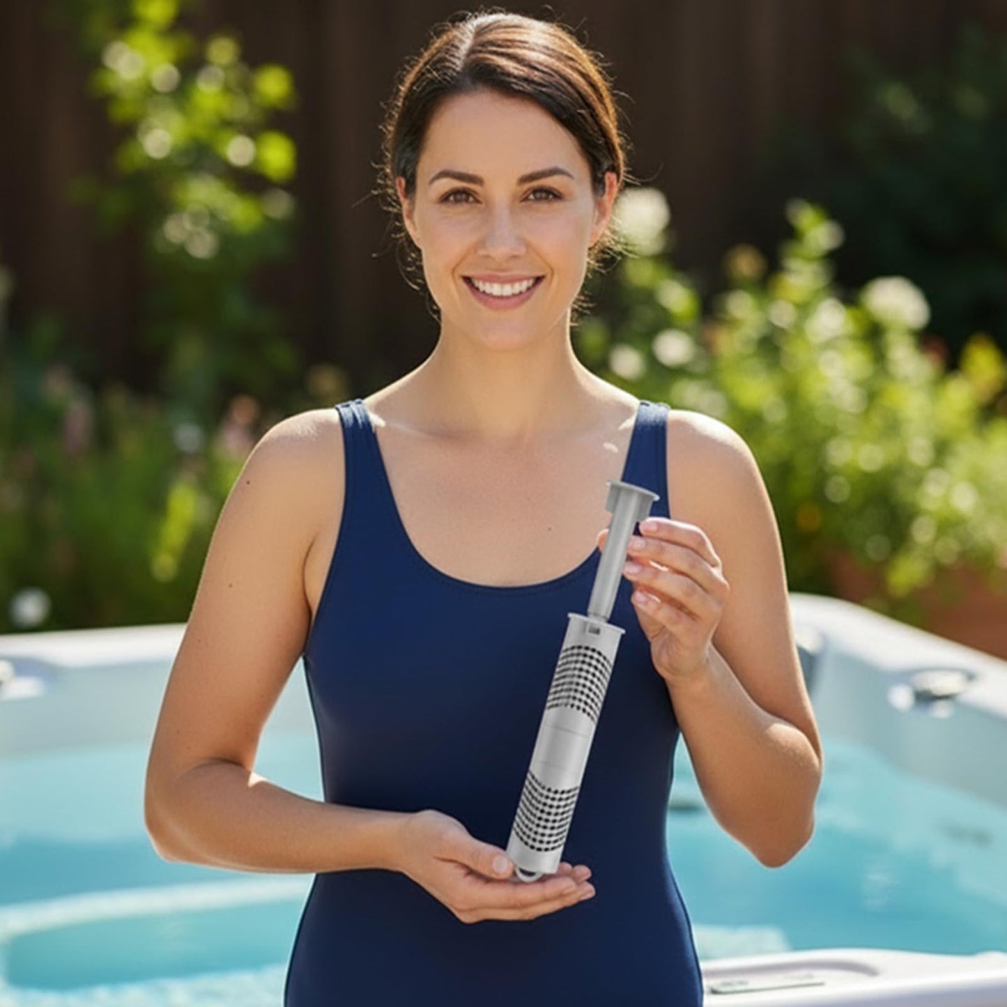 Hot Tub Mineral Silver Ion Cartridge Sticks for Traditional Spas Care - Controlled 1.05% Ag+ Release Technology - NOT for Smart/IQ Systems - 12-Month (3 Gray) Fresh, Crystal-Clear Water Treatment