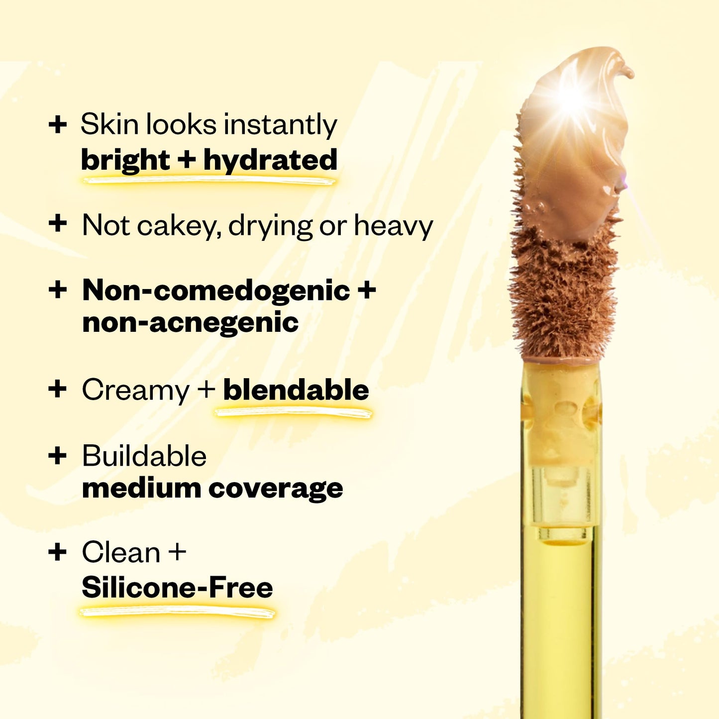 Kosas Revealer Concealer, Medium Coverage Liquid Concealer, Hydrating Under Eye and Face Brightener Makeup with Hyaluronic Acid, Vegan, Tone 2.5 C