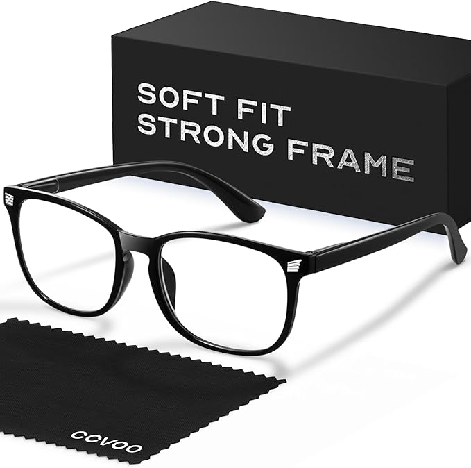 CCVOO Reading Glasses for Women/Men, Eyeglasses, Blue Light Readers for Women/Men, Computer Eye Glasses, Cheaters
