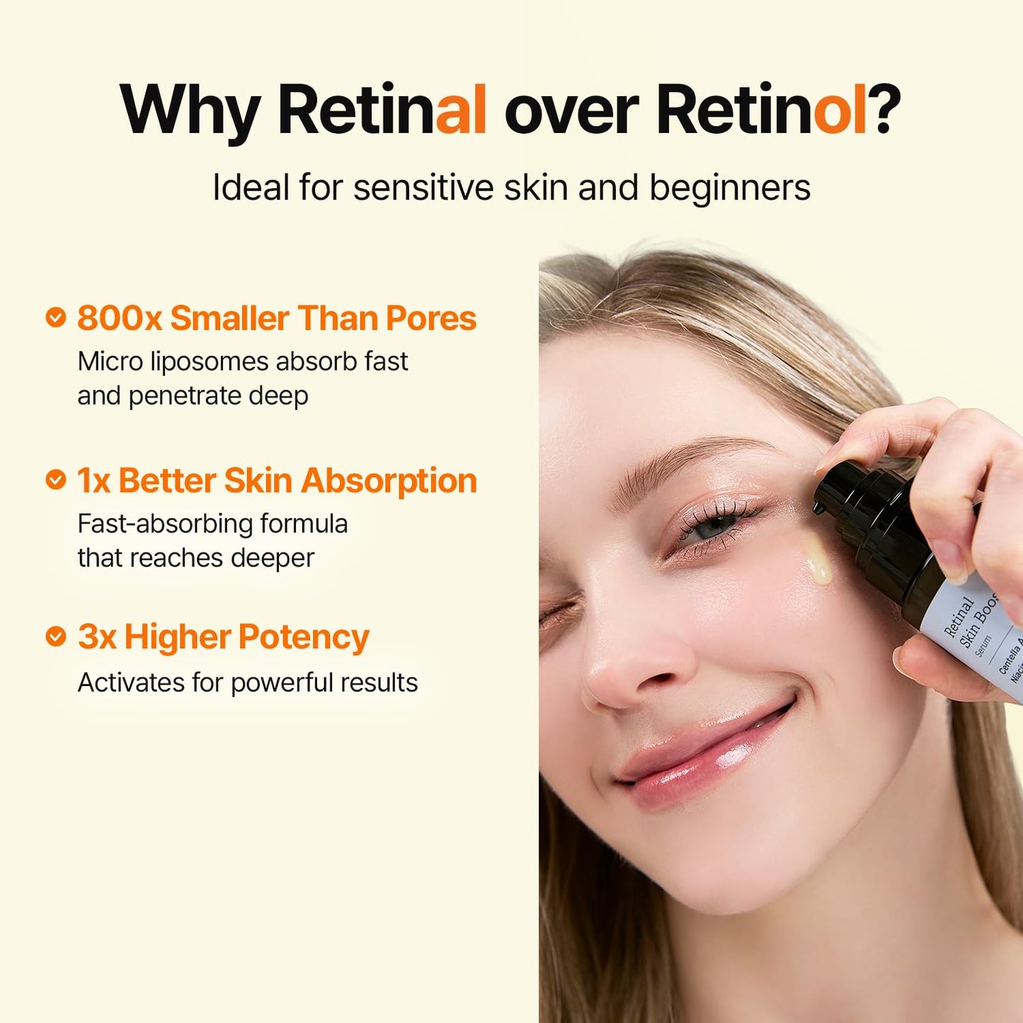 MEDITHERAPY Retinal Skin Booster Serum | Retinaldehyde, Niacinamide Anti-Aging Serum - K-Beauty Facial Serum for Fine Lines, Firming & Radiance | Hydrating Face Serum All Skin Types, 5.07 fl oz