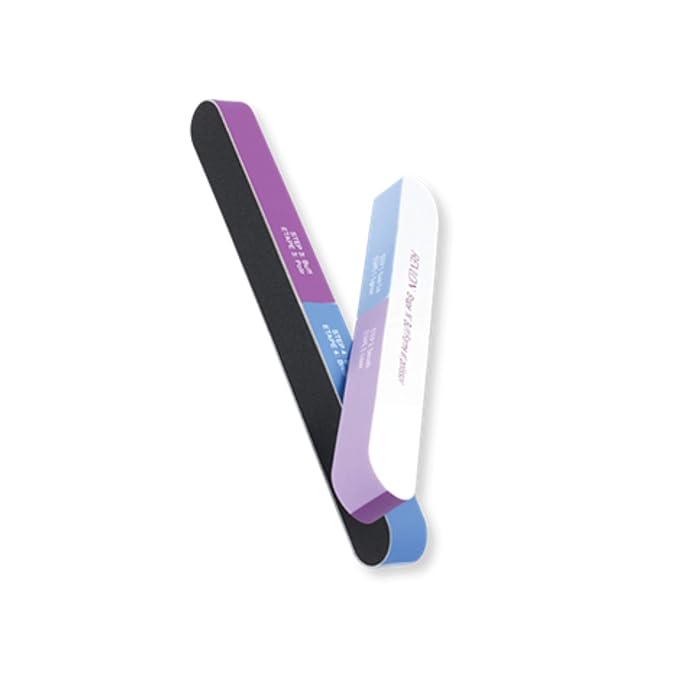 Revlon Nail Buffer, Shape 'N' Buff Nail File & Buffer, Nail Care Tool, All-in-One Shaping & Buffing, Easy to Use (Pack of 2)