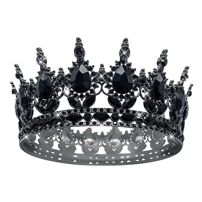 YOUlDIANZI Queen Crown Rhinestone Wedding Crowns and Tiaras for Women Costume Party Hair Accessories Princess Birthday Crown Crystal Bridal Crowns