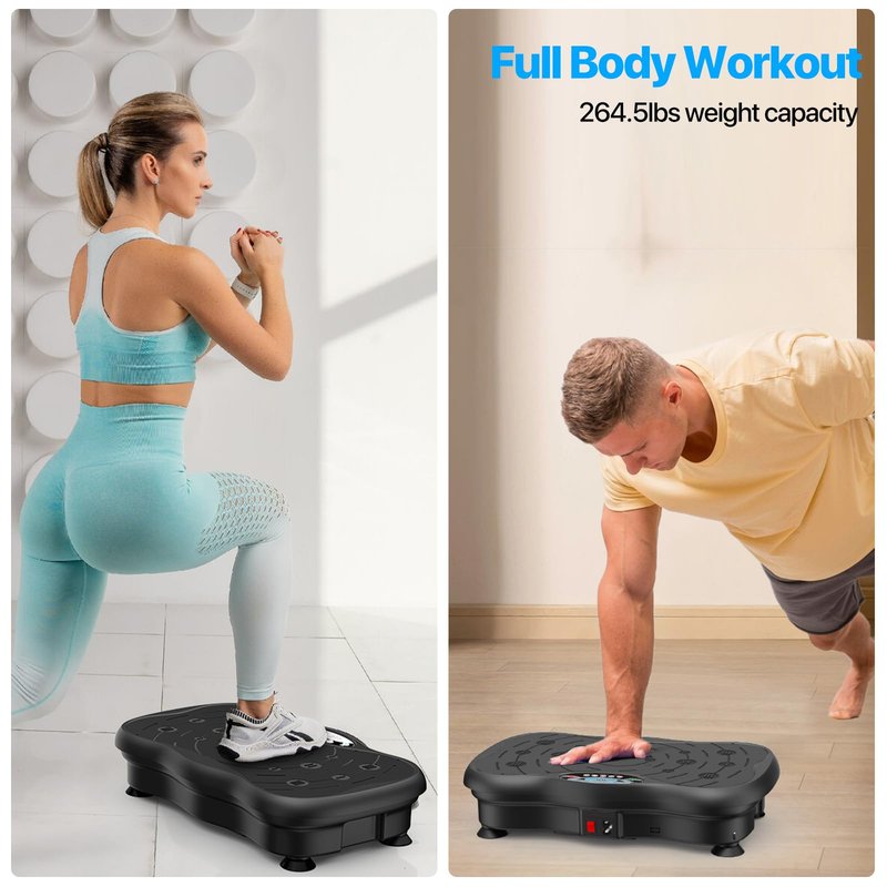 Vibration Plate Exercise Machine for Lymphatic Drainage Weight Loss, Whole Body Workout Vibration Fitness Platform ,Home Training Equipment ,Sport Gym for Weight Loss Fat Burner for Women Men