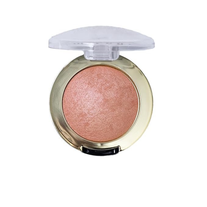 Milani Baked Blush, Updated Powder Blush for Cheeks, Cruelty Free Makeup - Shape, Contour & Highlight Face for a Shimmery or Matte Finish - Luminoso
