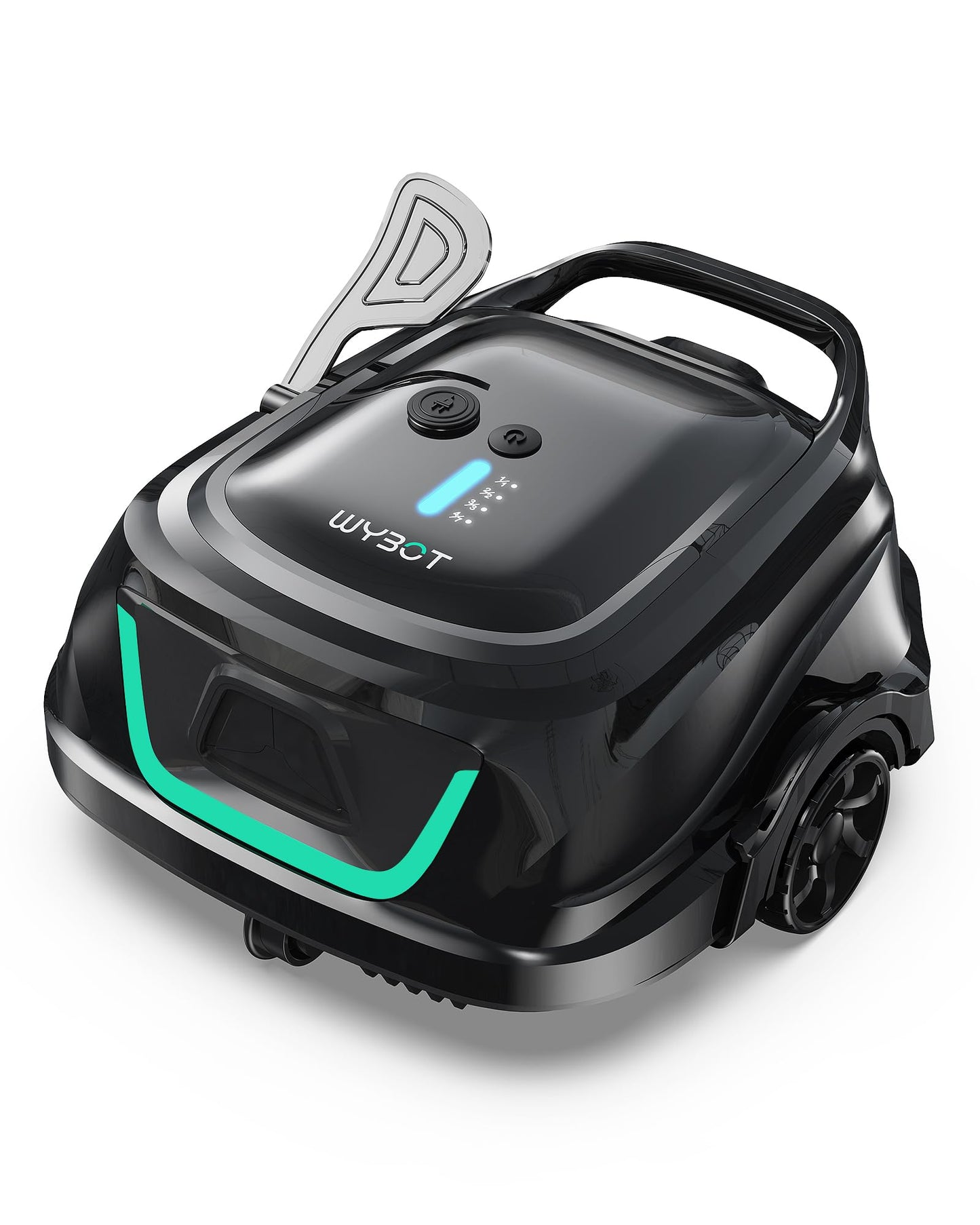 [2026 New] WYBOT A1 Robotic Pool Cleaner – Dual-Layer Filtration, 120-Min Runtime, Powerful Cordless Pool Vacuum for Above-Ground & Flat Pools, Efficient Debris Removal & Auto-Parking Design