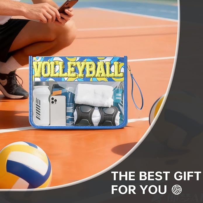 Baseball Gift Bags Baseballs Treat Bags Team Gifts Clear Chenille Letter Zipper Pouch Accessories Stuff Sport Portable