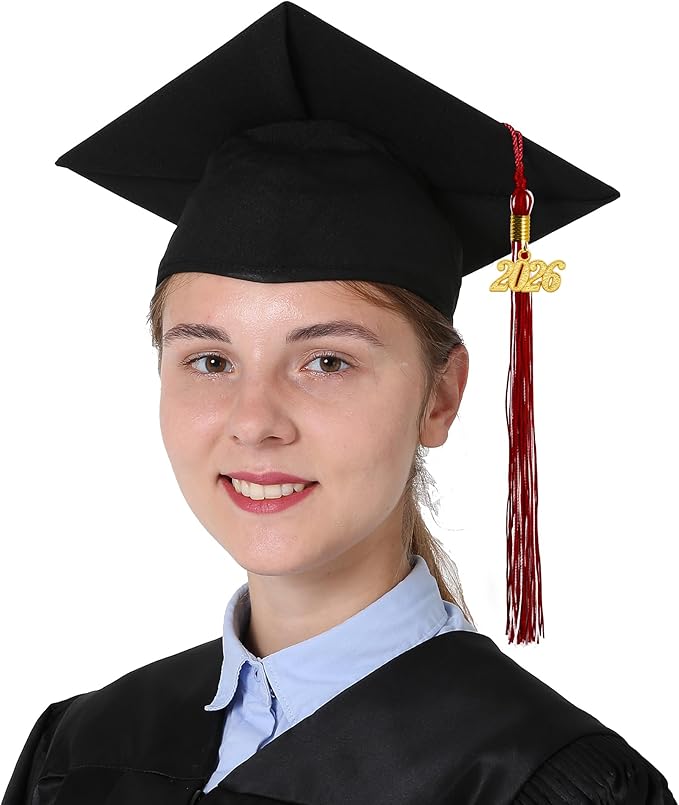 GraduationMall Single&Multiple Color Graduation Tassel with 2026 Year Charm 9"