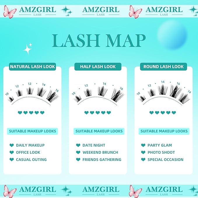 Manga Lash Clusters Fairy Eyelash Extension DIY 168pcs C Curl Anime Lashes Extensions Wispy Eyelashes Cluster with Thin Band Volume Individual Lashes False Eyelashes At Home (Doll, C-10-18mm)