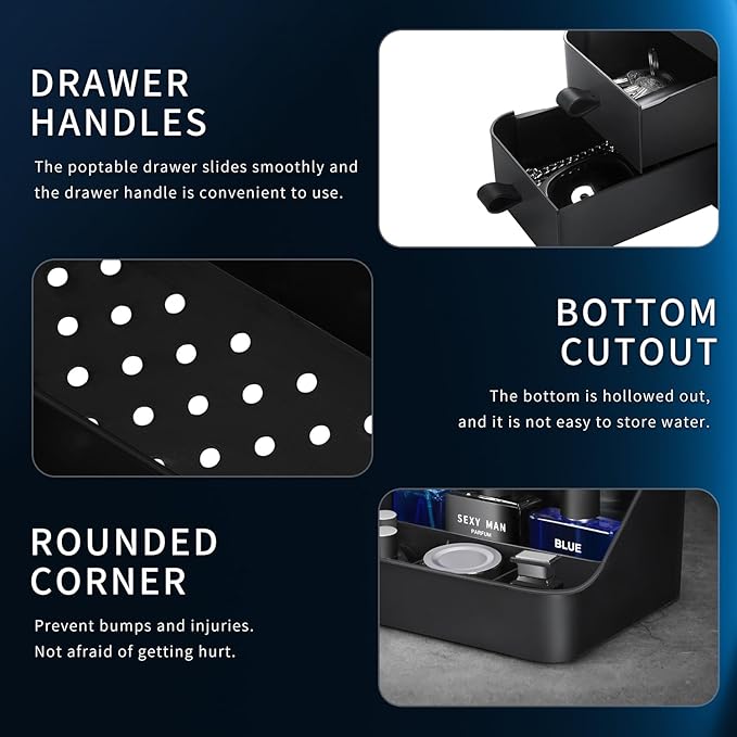 Cologne Organizer for Men,Dresser Organizer, Mens Organizers,Perfume Organizers, Cologne Stand, Organizador de Perfumes,Shelf for Bathroom Counter,Bathroom Countertop Storage,Easter Gifts for Men