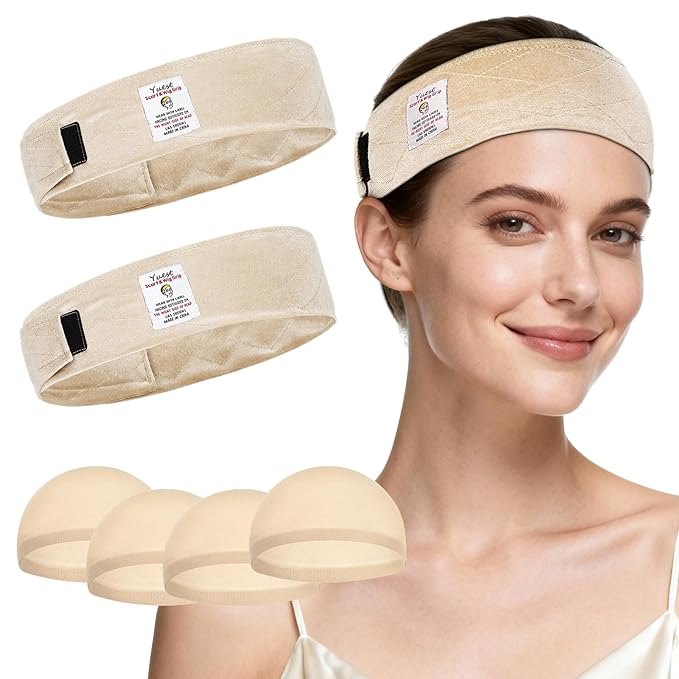 Wig Grip Band for Lace Front Headband Keeping Wigs in Place Wig Accessories Head Band Strap Gripper to Secure