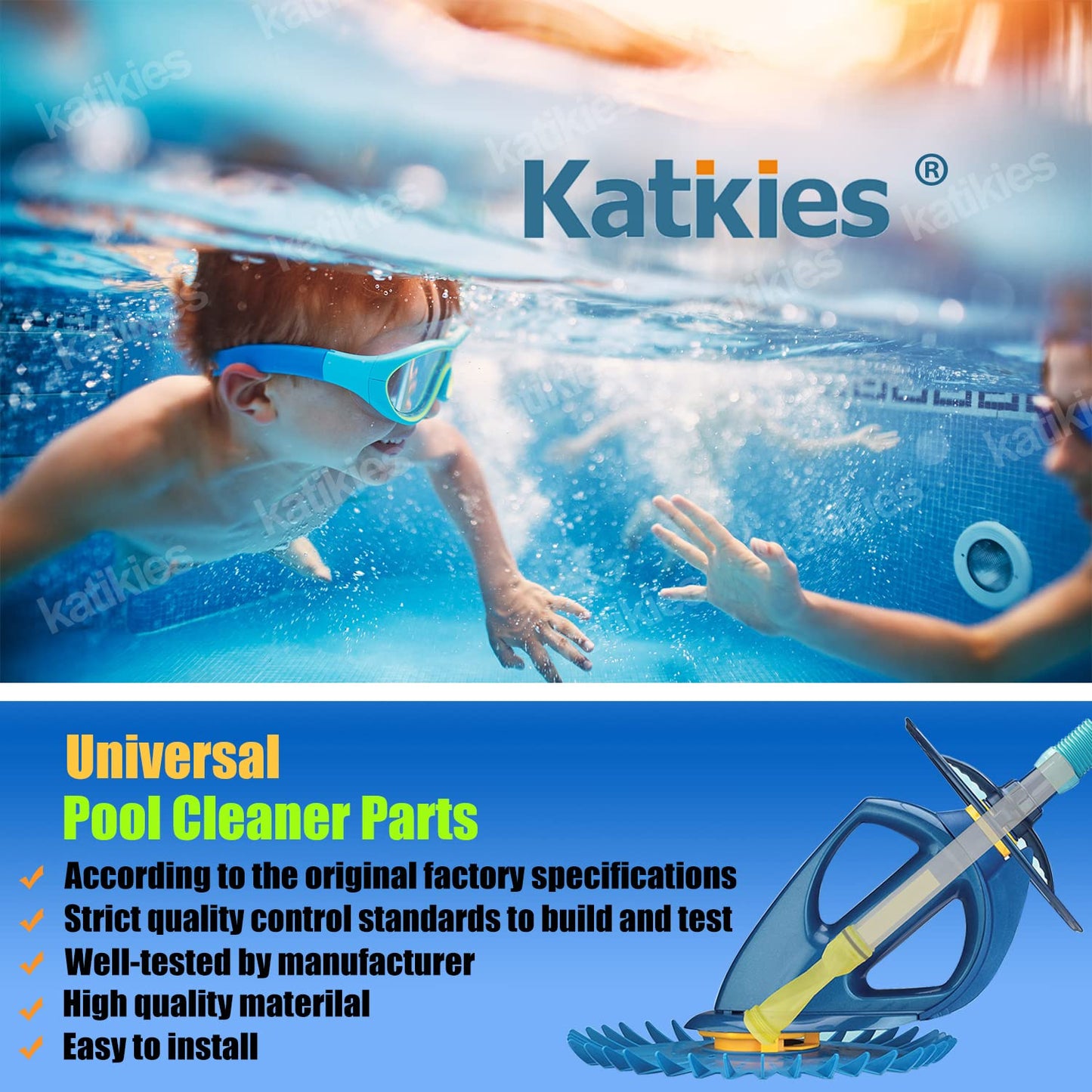 katikies Daveyspa Long Life Diaphragm W69698, G3 PRO Pool Cleaner Parts Replacement for VINGLI, Zodiac Baracuda G3, G4 Pool Cleaner Diaphragm