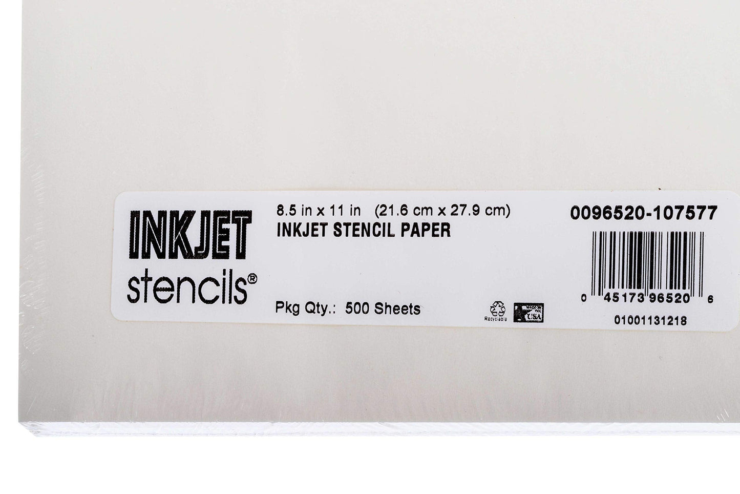 Inkjet Stencils Tracing Paper - Ream of 500 Sheets