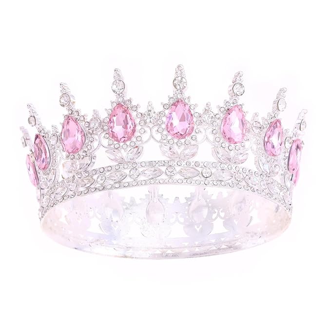 Queen Crown for Women Crystal Tiara for Women Rhinestone Wedding Headband for Bride Hair Accessories for Costume Birthday Party Prom Gifts