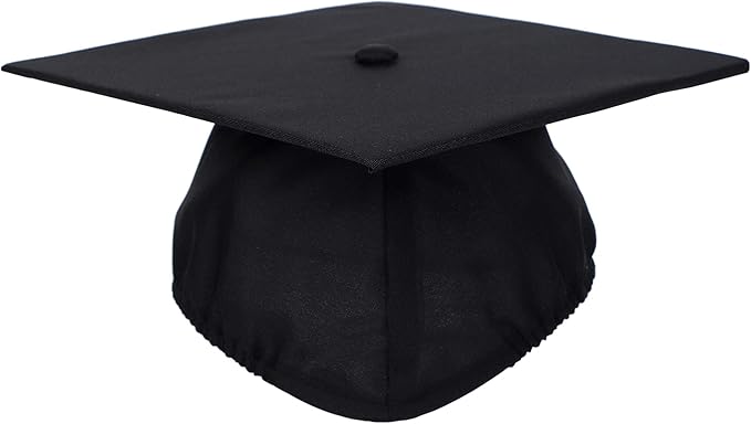 Unisex Adult Matte Graduation Cap with Tassel Year Charm