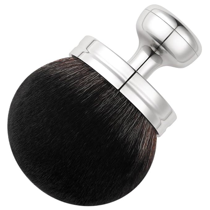 docolor Extra Large Body Makeup Brush For Self Tanner, 3 Inch Width Self Tanning Brush Kabuki Brush, Soft synthetic hair, for Foundation, self-tanners, bronzer, sun blocks, powder, For Face and Body