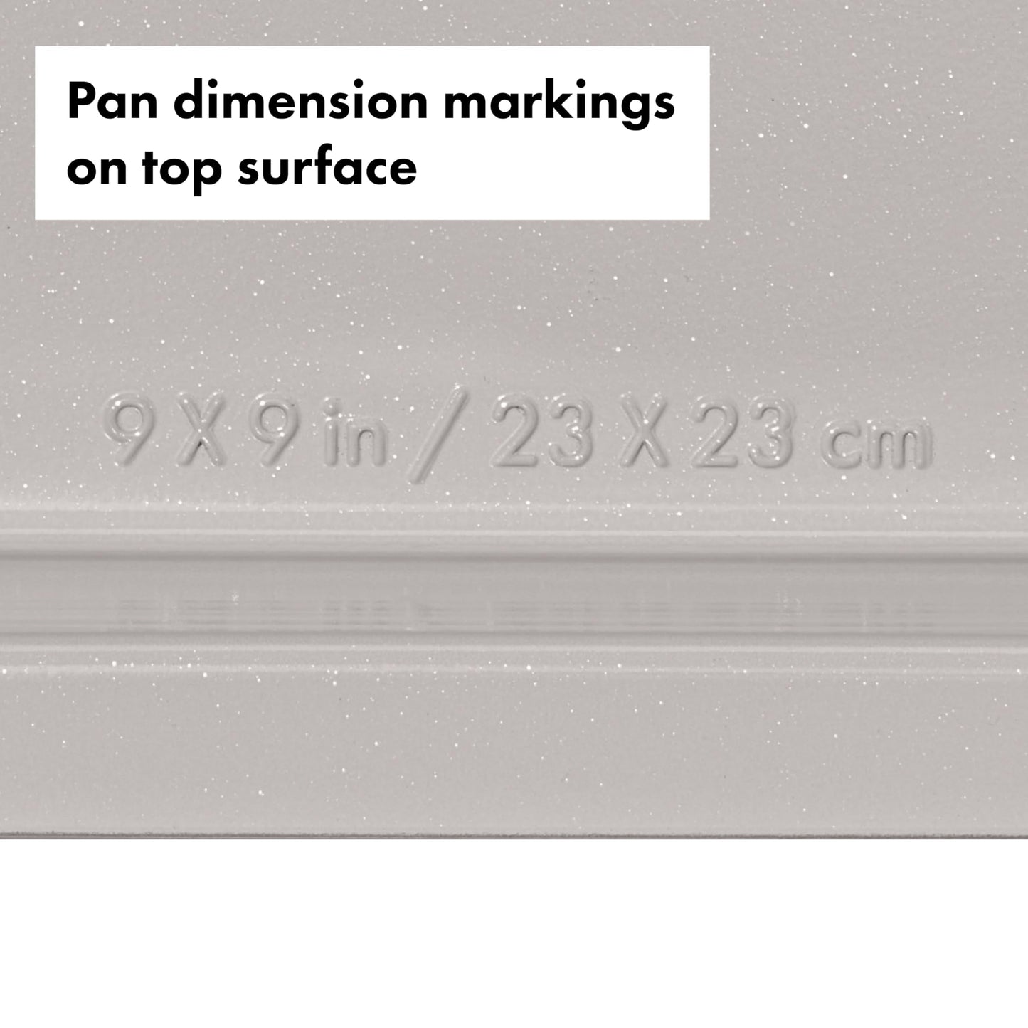 OXO Good Grips Non-Stick Pro Ceramic Coated Metal Bakeware 9” Square Cake Pan – Storm Blue