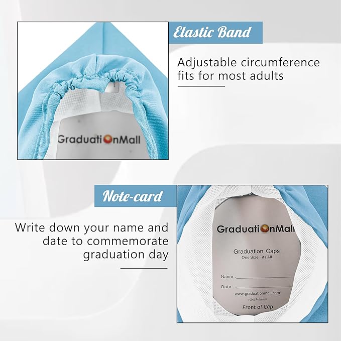 GraduationMall Matte Graduation Cap with 2026 Tassel for High School & Bachelor