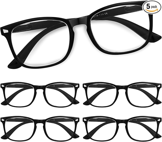 CCVOO Reading Glasses for Women/Men, Eyeglasses, Blue Light Readers for Women/Men, Computer Eye Glasses, Cheaters