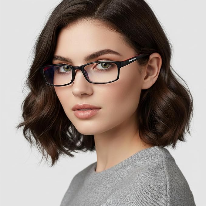 Prospek Blue Light Glasses Reading for Men and Women, For Computer Use, Blue Light Protection, Clear Lens 0 to +3.0 Diopters