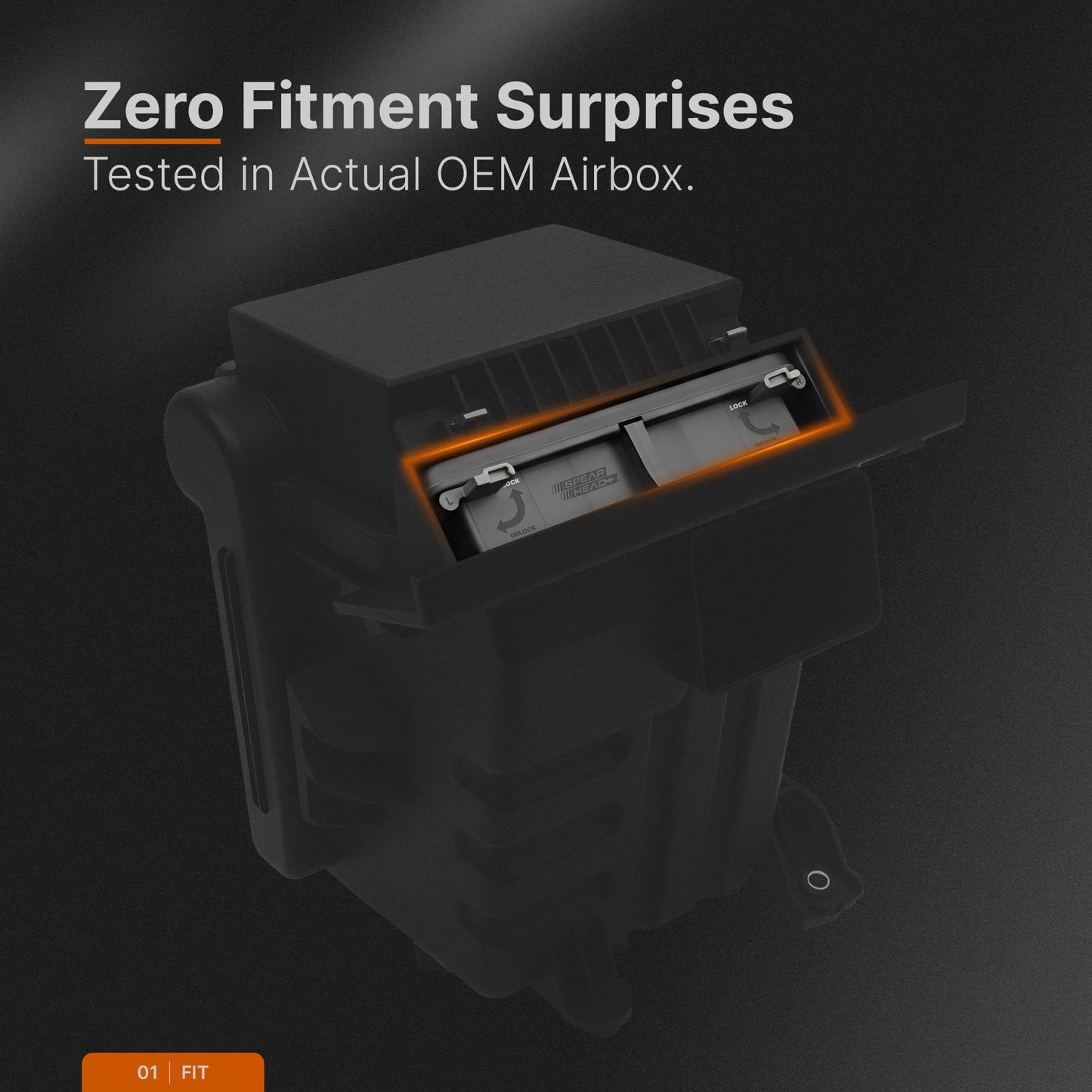 Spearhead Max Thrust Engine Air Filter | Fits 2019-23 Ascent/Forester, 2018-23 Crosstrek, 2017-23 Impreza, 2020-23 Legacy/Outback, 2022-23 WRX | OEM Fit & High Dust Holding Capacity (MT-295)