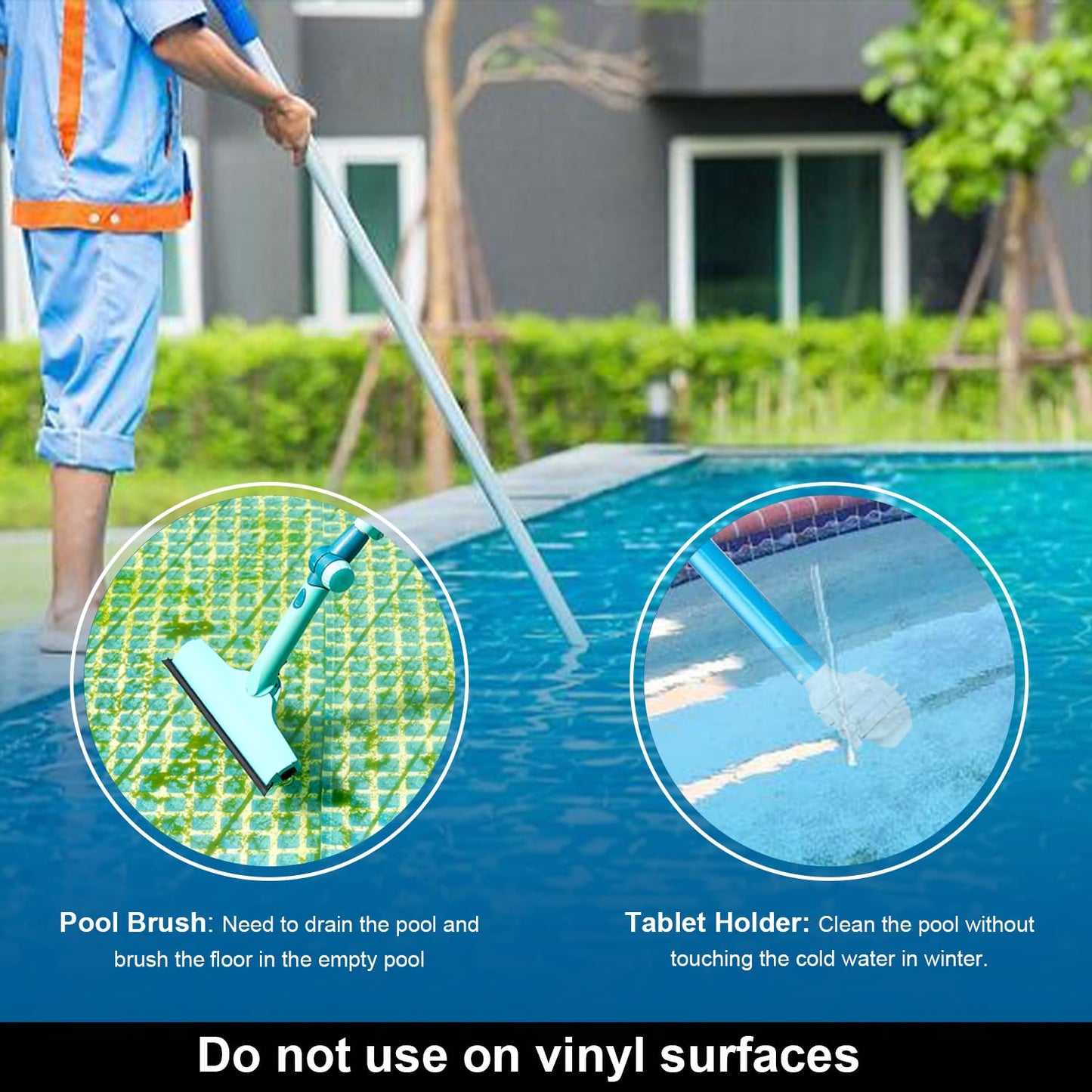 Pool Tab Holder Tablet Holder with EZ-Clip Handle for Pool Care
