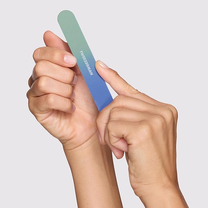 Tweezerman Blue and Green Paisley Manicure Kit
