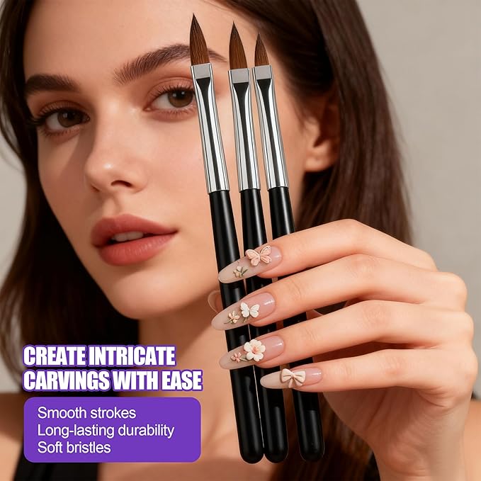 Artdone Nail Dotting Tools Art Brushes Kit With Nail Stand Gel Polish Liner Brushes Design Pen For Nail Drawing And Nail Paint Small Detail