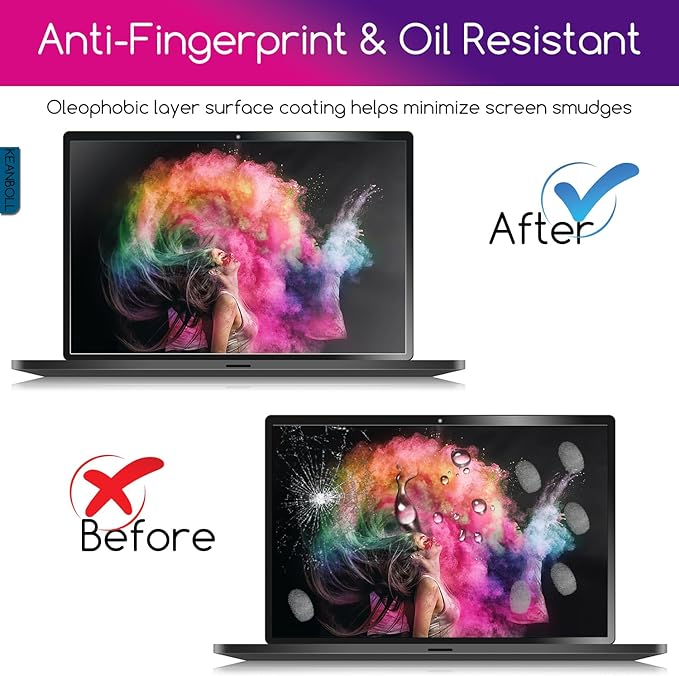 2-Pack 17 inch Laptop Tempered Glass Screen Protector，Compatible with LG HP Dell Lenovo Asus Acer Samsung etc Laptop-(17 inch 16:10 Aspect Ratio)-Tempered Glass,Ultra Clear-2 Pack