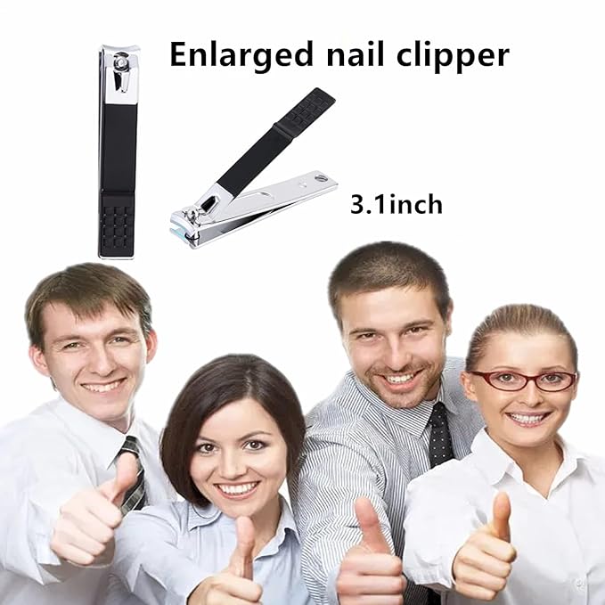 Nail Clipper Kit Nail Care Set for Men Women Nail Clipper Set Manicure Kit with Case Toe Finger Nail Clippers Personal Care Tools Travel Manicure Set Nail Clipper Grooming Kit Gfit for Men Women