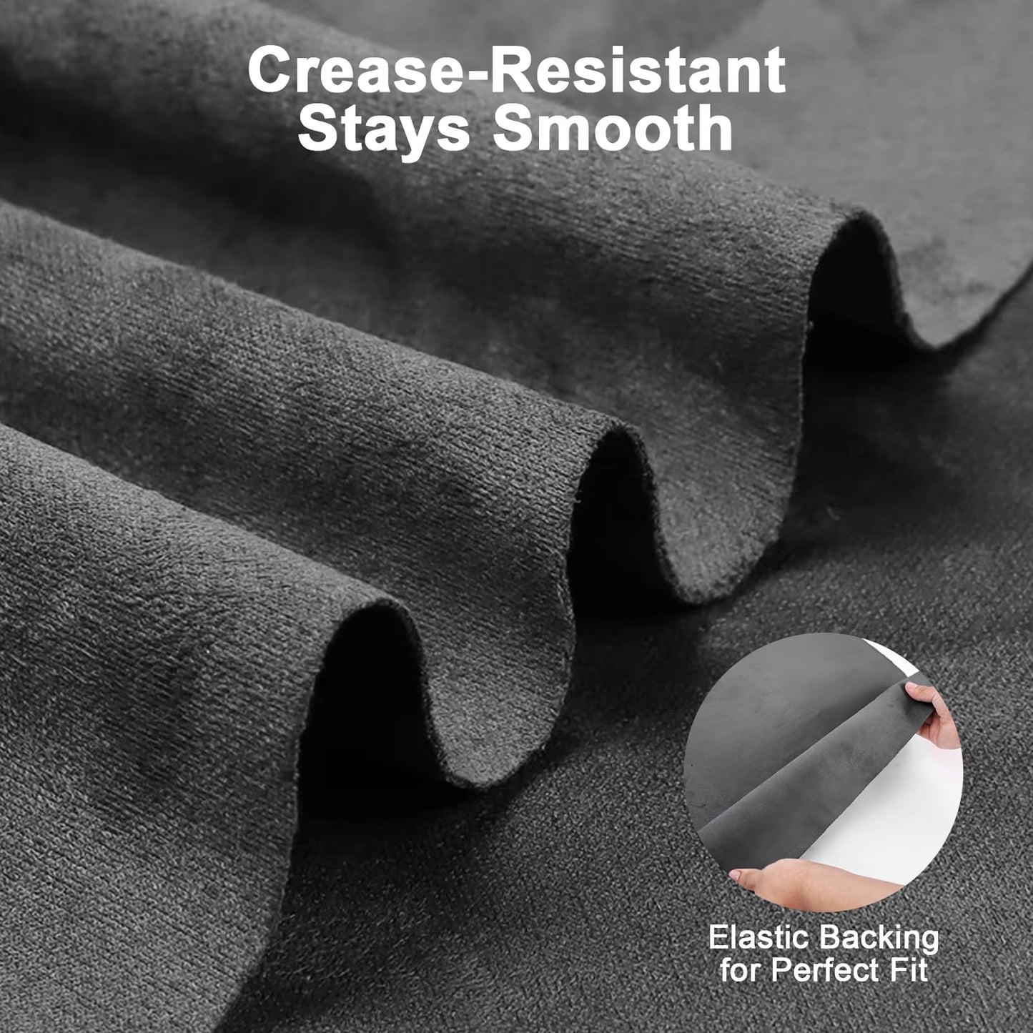 RadiantDecor Premium Grey Suede Fabric Wrap - 12x60 inch Suede Wrap for Car Interior - Self-Adhesive Microfiber and Synthetic Leather, Stretchable Interior Film for Car and Home Decor