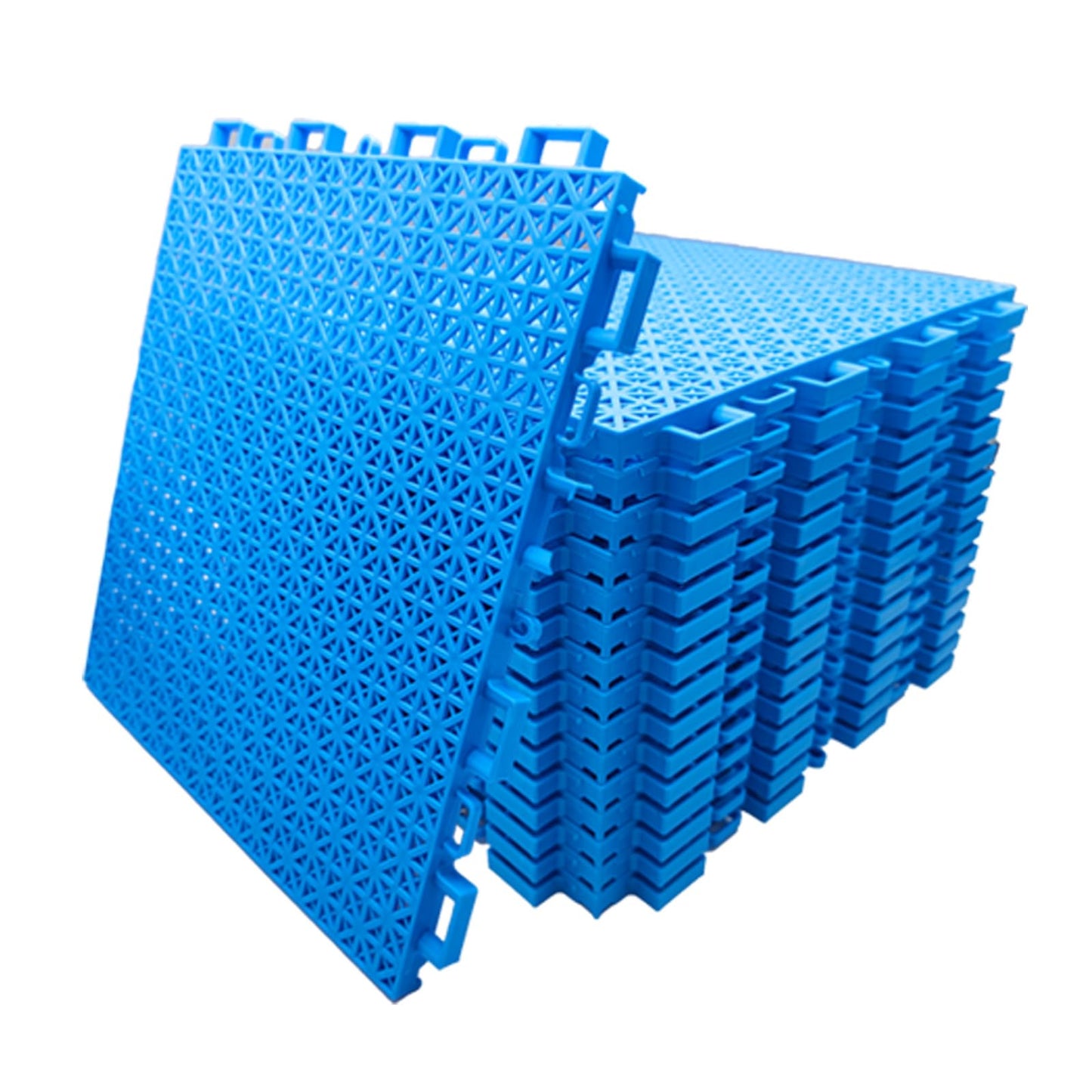 16pcs Pool Drainage Mat,Above Ground Walkways to Prevent Dirt from Entering the Pool, Pool Mats with Multiple Splicing Methods,Interlocking Plastic Floor for Pools Shower Rooms (9.84" x 9.84")