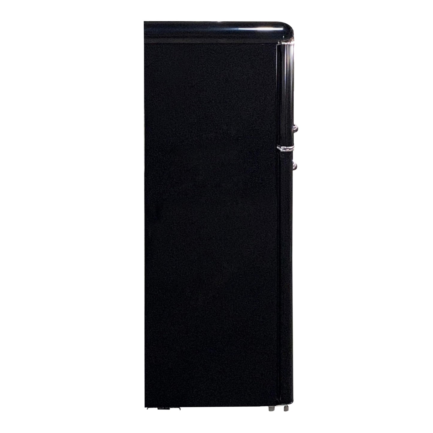 Frigidaire, 2 Door Apartment Size RETRO Refrigerator with Top Freezer, Chrome Handles, 7.5 cu ft, ONYX