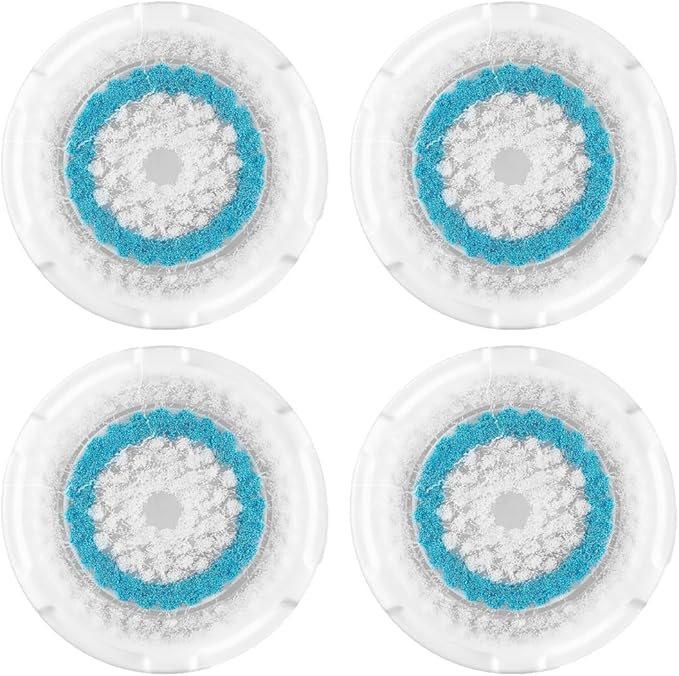 Deep Pore Face Cleansing Brush Head Replacements Compatible with Clarisonic Mia 1, Mia 2, Alpha Fit